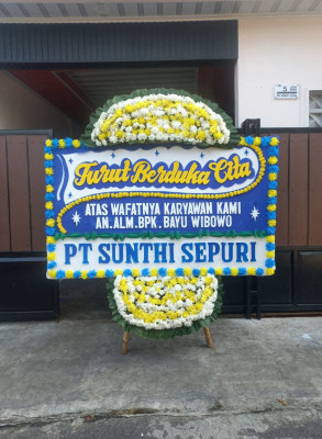 Papan Bunga Duka di Kubu Dalam Parak Karakah